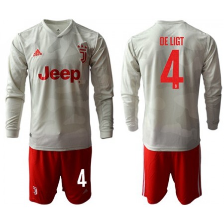Tenue Juventus DE LIGT 4 Enfant Exterieur 2019-2020 Maillot de Foot ML